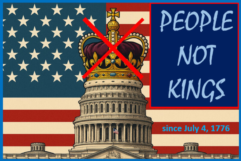 People Not Kings Yard Sign